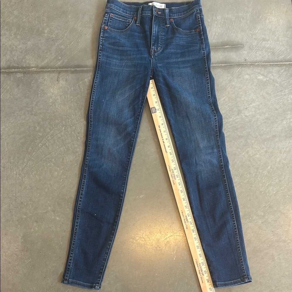Madewell 10" high rise skinny sz 28